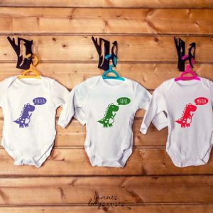 Body bebé «Dino» personalizado
